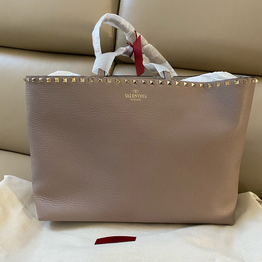 Large Calfskin Valentino Tote